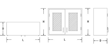 Laboratory Wall Cabinet